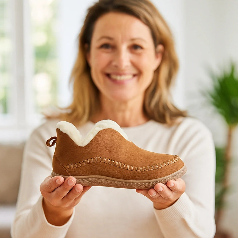 Orthopedische Pantoffels met Voetwelving Ondersteuning Thermische Antislip Sloffen voor Herfst en Winter | Sulvida