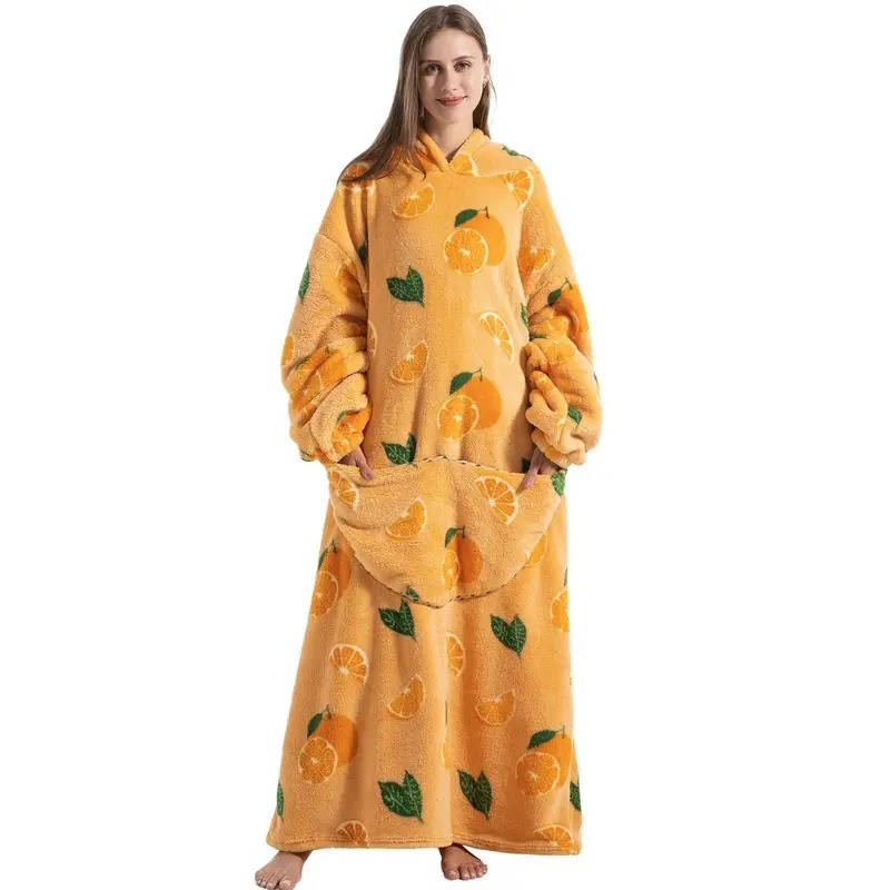 Deken met Mouwen en Capuchon – Oversized Draagbare Plaid – Fleece en Sherpa – Extra Warm en Comfortabel | Sulvida