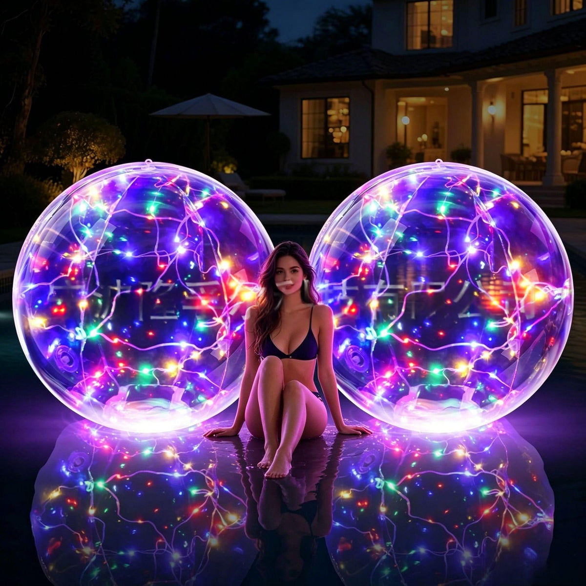 Solarlamp Zwevend Tuinlicht Waterdicht IP68 Veelkleurig LED Zwembadverlichting Hangbaar Terras Tuin Sfeer | Sulvida