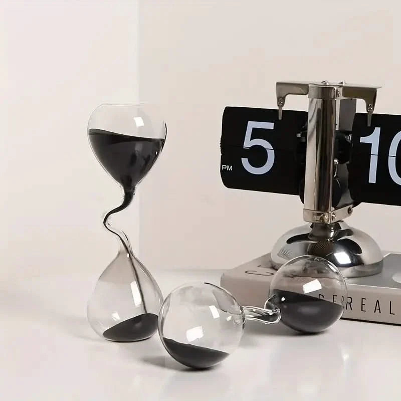 Decoratieve zandloper met gedraaid design – elegant tijdmeetinstrument en siervoorwerp voor interieur | Sulvida