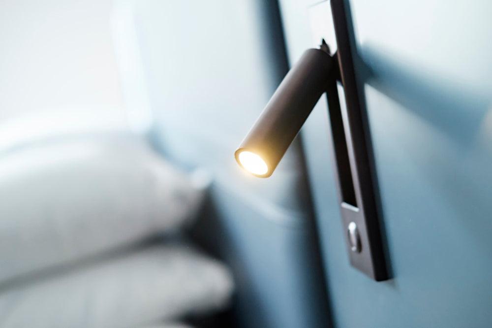 Minimalistische inbouwwandlamp 3000K warm wit instelbaar licht aluminium slaapkamer bedlamp leeslamp | Sulvida