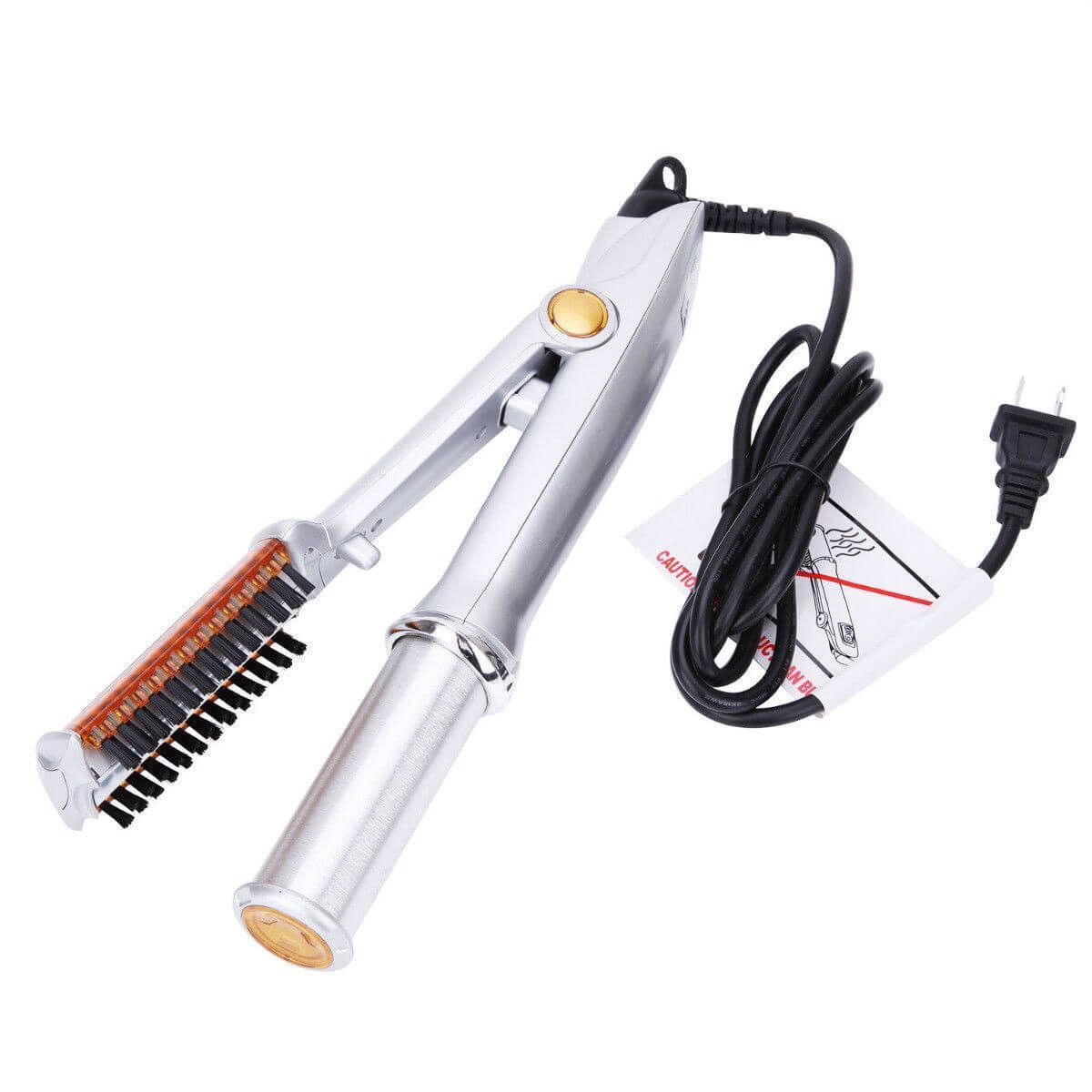 Roterende Hairstyler 2-in-1 Krultang Stijltang Toermalijn Keramisch Styling Ionische Borstels voor Krullen | Sulvida