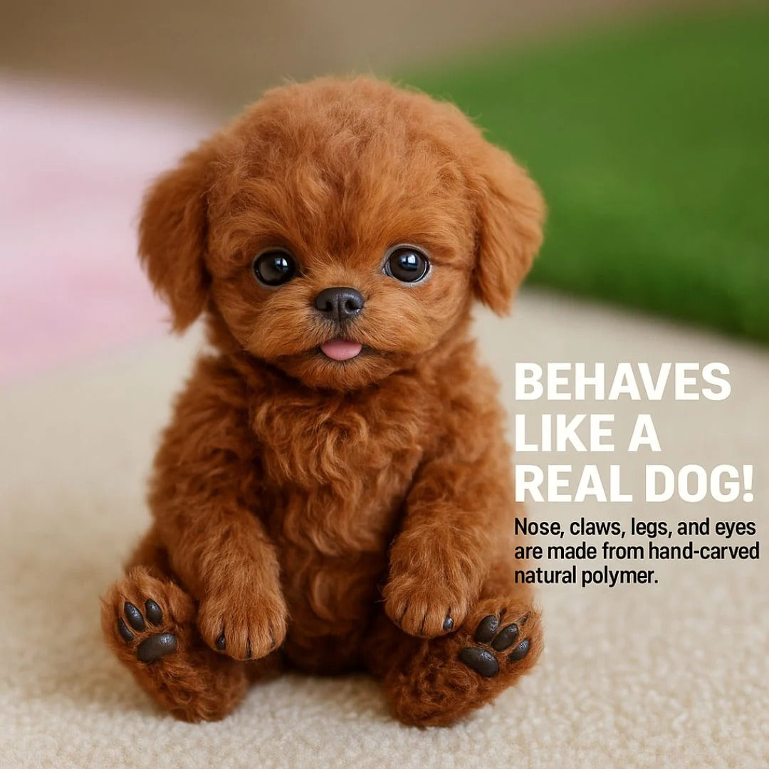 Interactieve Robotpuppy Knuffel voor Kinderen & Volwassenen – Realistisch Speelgoed Hond met Geluid en Beweging | Sulvida