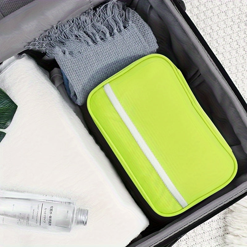 Ophangbare Toilettas met Haak en Vakken Reis Badkamer Organizer Opvouwbaar Make-up Tasje Zwart Cosmética | Sulvida