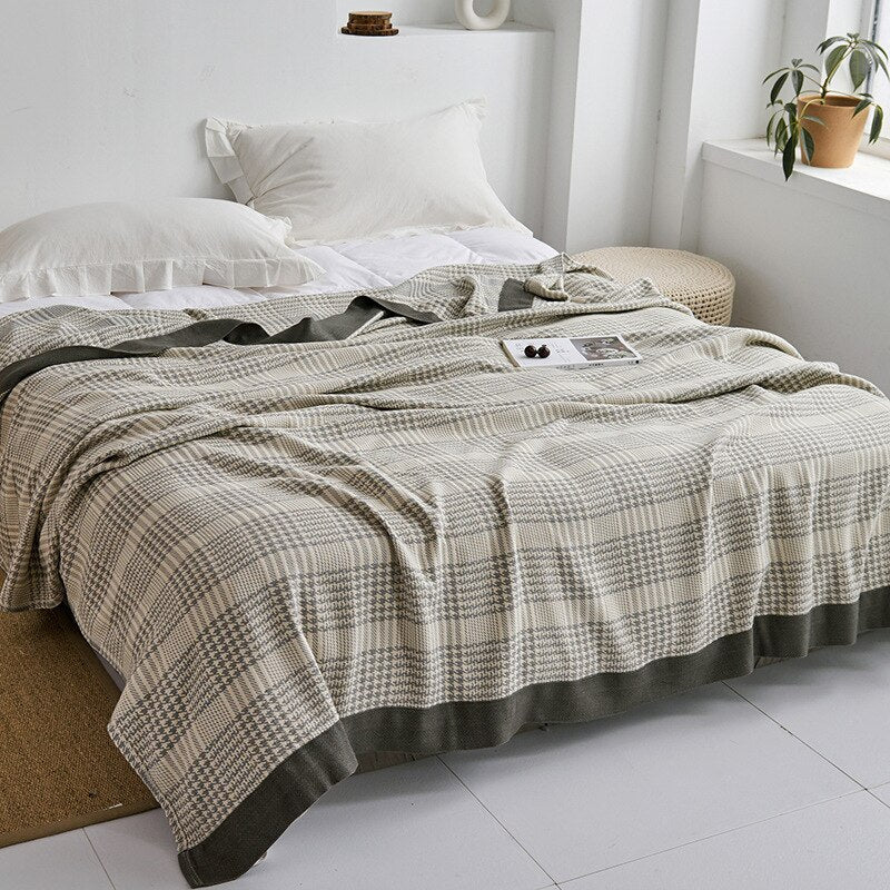 Japanse Katoenen Vloerkleed Zachte Weefselstructuur Vintage Stijl Decoratief Tapijt Woonkamer Interieur | Sulvida