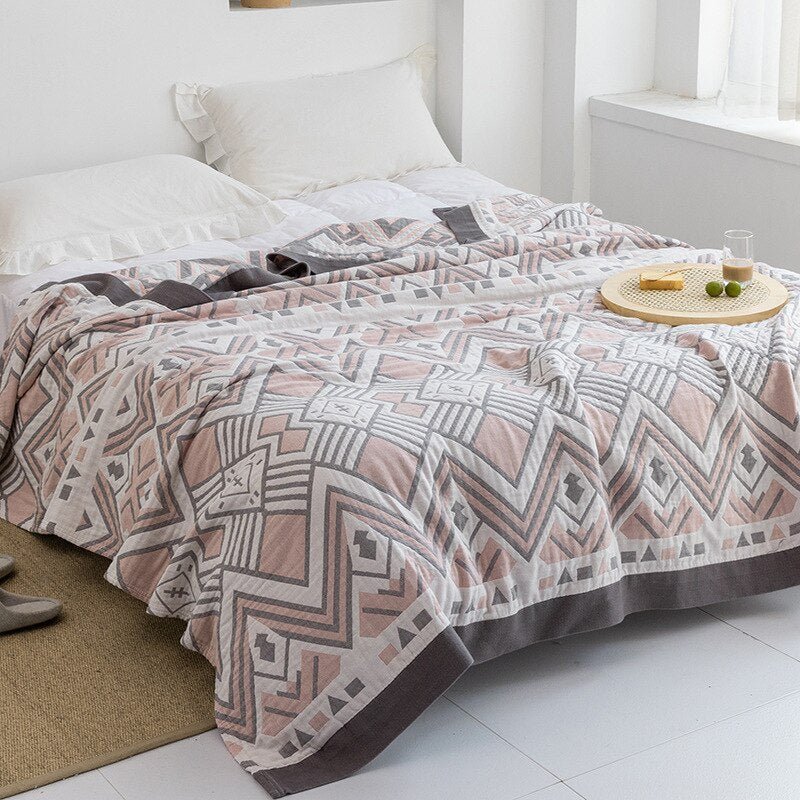 Japanse Katoenen Vloerkleed Zachte Weefselstructuur Vintage Stijl Decoratief Tapijt Woonkamer Interieur | Sulvida