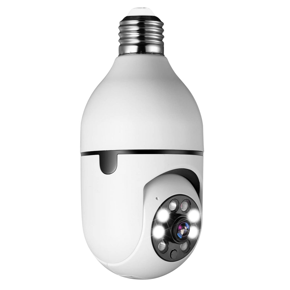 Slimme Beveiligingscamera in Gloeilampfitting WiFi 1080P 360° Panoramisch Infrarood Nachtzicht Bewegingsdetectie | Sulvida