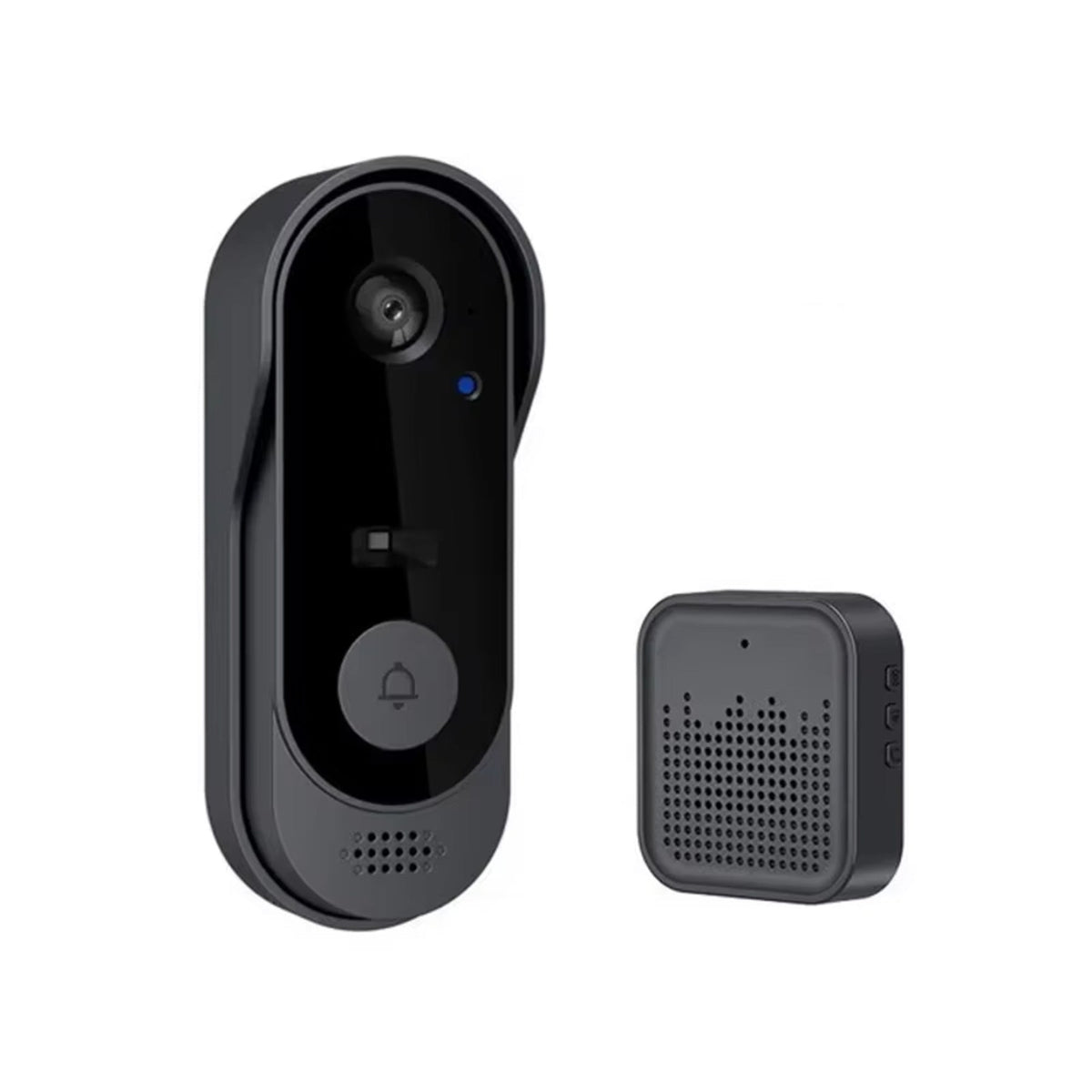 Sonnette sans fil avec caméra HD et stockage cloud gratuit sans abonnement pour la sécurité intelligente de la maison | Sulvida