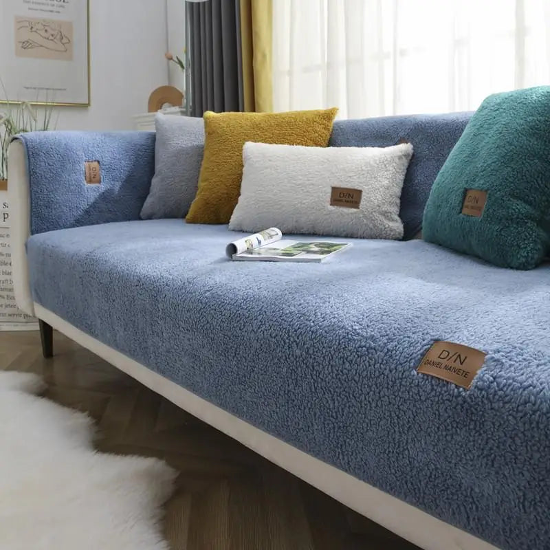Bankhoes Teddy Fleece Waterdicht met Antislip Achterkant – Zachte Zitbank Beschermer voor Huisdieren en Kinderen | Sulvida