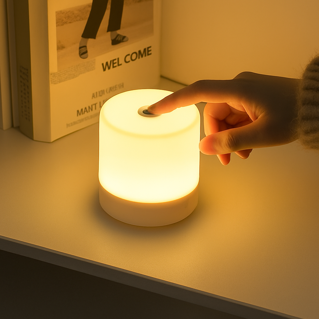 LED Tafellamp met Touchbediening USB 3 Standen Dimbaar Leeslamp Sfeerlicht Nachtlampje Bureau Studeerlamp | Sulvida