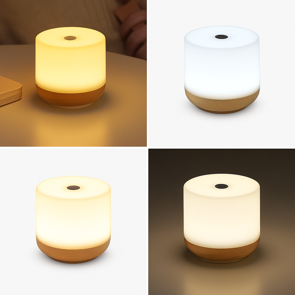 LED Tafellamp met Touchbediening USB 3 Standen Dimbaar Leeslamp Sfeerlicht Nachtlampje Bureau Studeerlamp | Sulvida