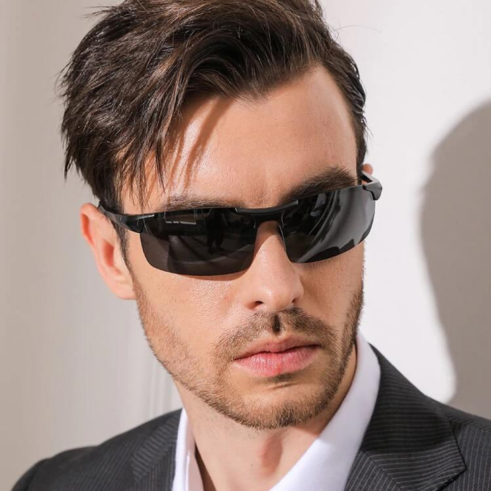 Lunettes de soleil photochromiques polarisées UV400, adaptées à la conduite, pour femme et homme, lunettes tendance et lunettes de sport | Sulvida