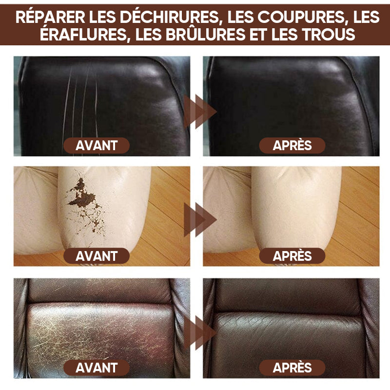 Professionele Leer Reparatiehars voor Meubels Schoenen en Tassen Kleurloos Alle Kleuren Eenvoudig Herstel | Sulvida