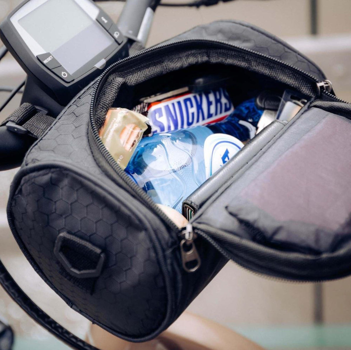 Fietsstuurtas met Touchscreen Telefoonvak Zwart Donkerblauw Lichtblauw Roze Groen Waterdicht Fietsaccessoire | Sulvida