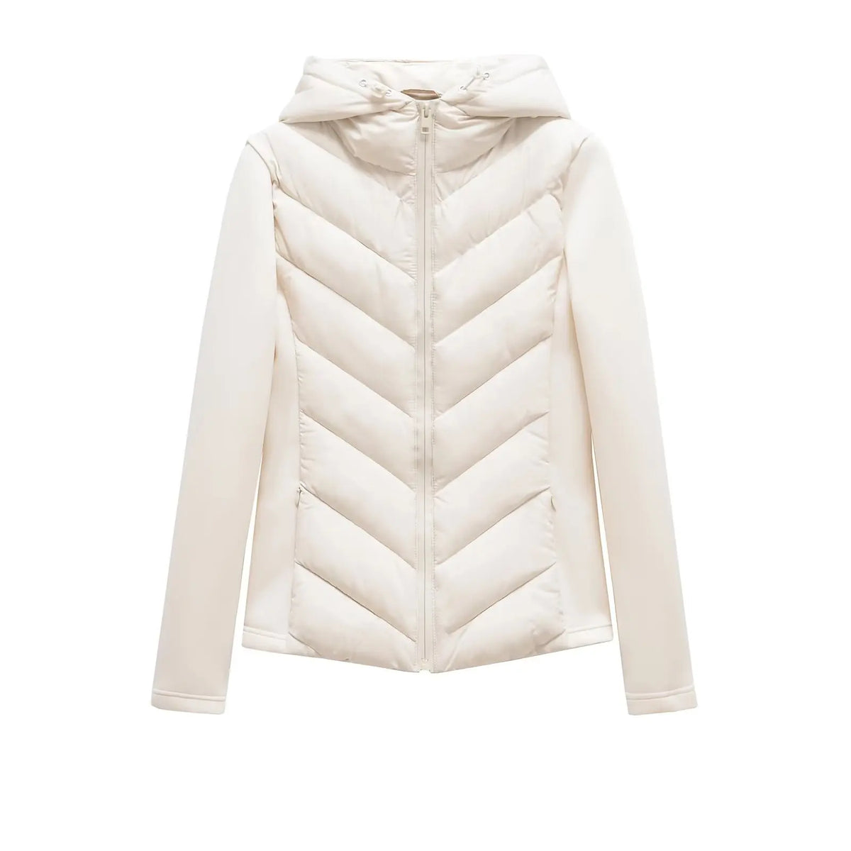 Gewatteerde Damesjack Herfst Winter met Capuchon Verborgen Zakken Warme Outdoorjas Stijlvol Comfort Dagelijks | Sulvida