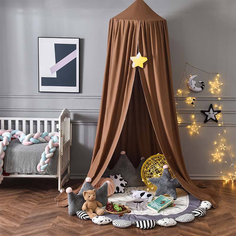 Kinder Bedhemel met Lichtblokkering voor Wieg en Bed Inclusief Ophanghaak Slaapkamer Decoratie Speelhoek | Sulvida