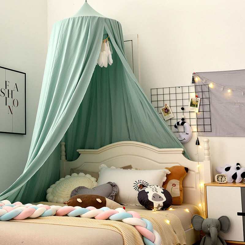 Kinder Bedhemel met Lichtblokkering voor Wieg en Bed Inclusief Ophanghaak Slaapkamer Decoratie Speelhoek | Sulvida