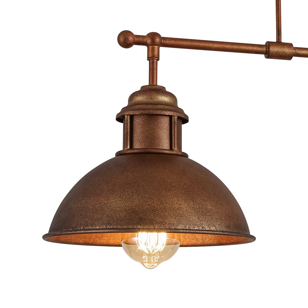 Metalen Hanglamp 3-Lichts Koepel Landelijk Industrieel E26/E27 Fitting Verstelbaar Eettafel Keuken Woonkamer | Sulvida