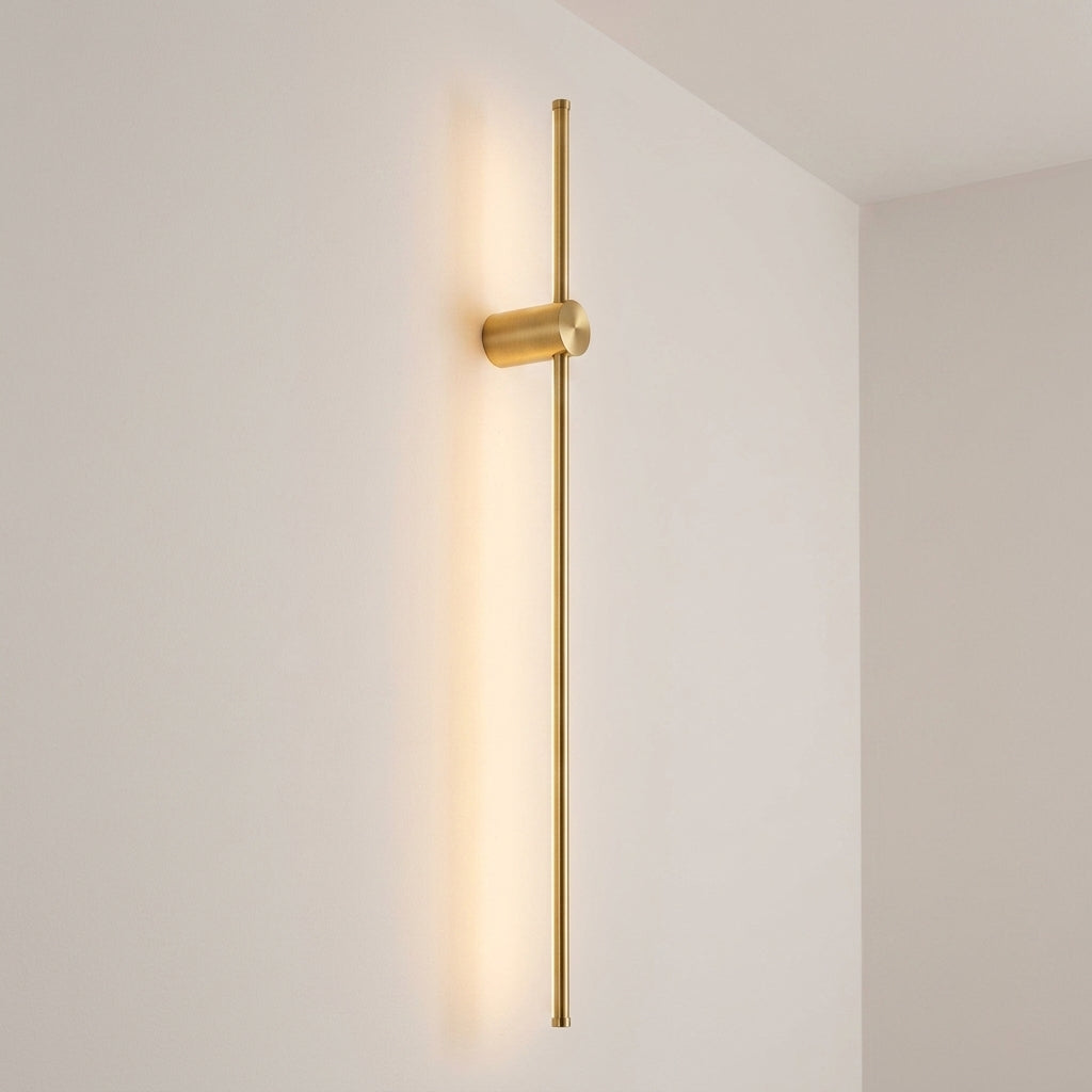 Draaibare wandlamp LED langwerpig metaal acryl modern zwart goud eetkamer bar restaurant sfeervol warm licht | Sulvida