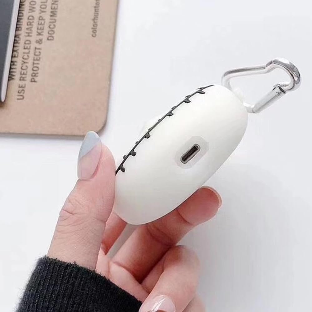 Fosforescerend Siliconen AirPods Hoesje met Schedel – Oplichtend in het Donker voor AirPods 1 2 3 Pro | Sulvida