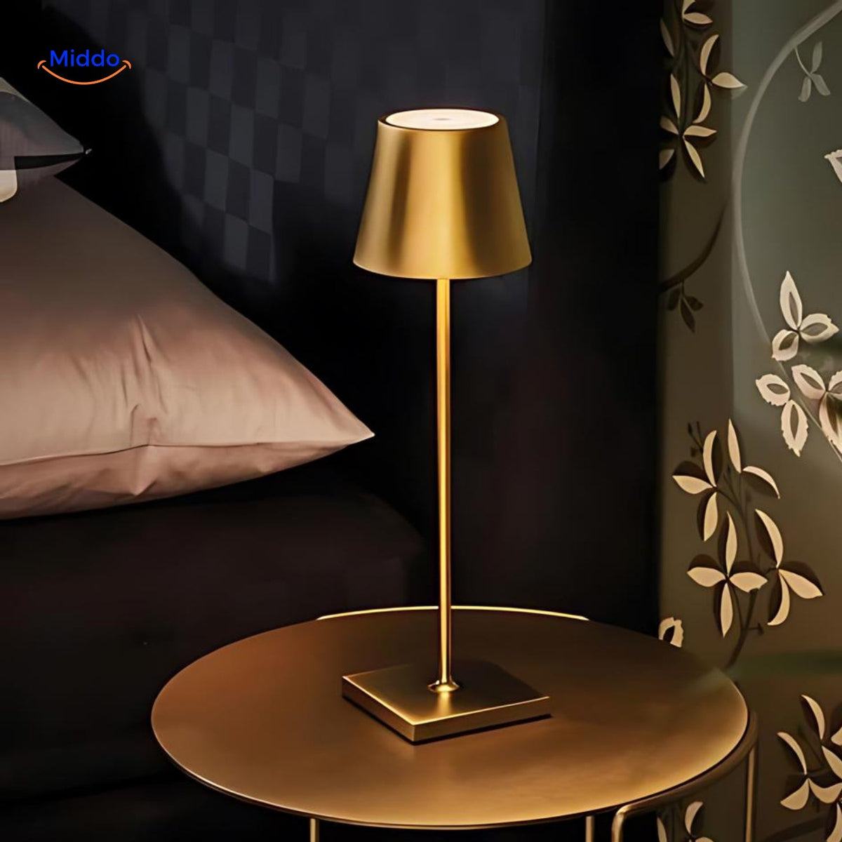 Oplaadbare Tafellamp Draadloos met Dimfunctie & USB-C — Kleurwisselend Nachtlampje voor Slaapkamer en Kinderkamer | Sulvida