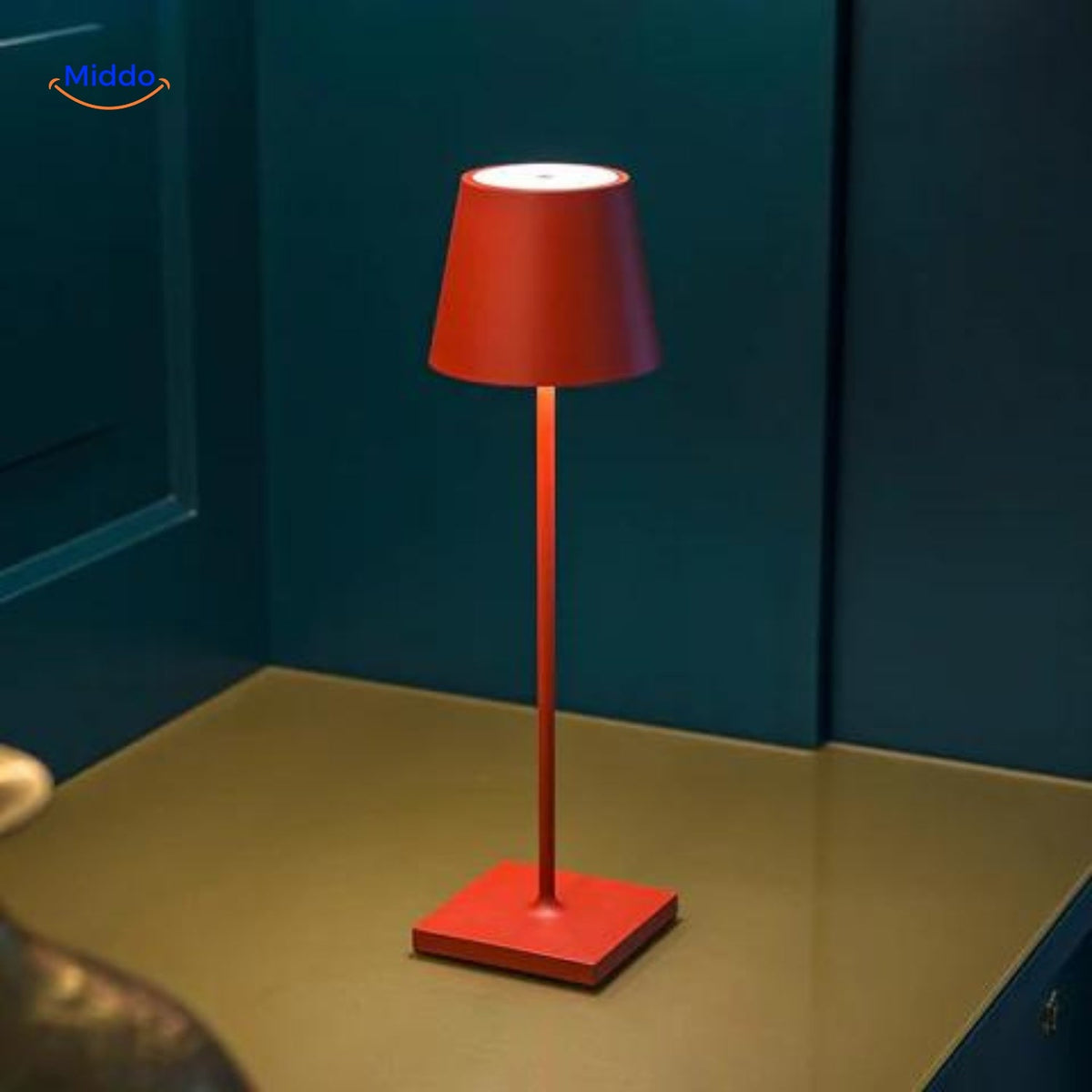 Oplaadbare Tafellamp Draadloos met Dimfunctie & USB-C — Kleurwisselend Nachtlampje voor Slaapkamer en Kinderkamer | Sulvida