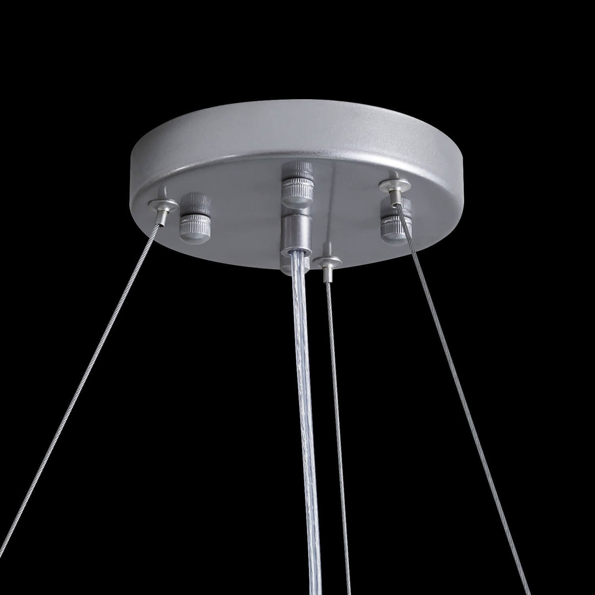 Kristallen Kroonluchter Goud Zilver Ronde Ringen Eetkamer Keukeneiland Verstelbaar Luxe Modern Design LED | Sulvida