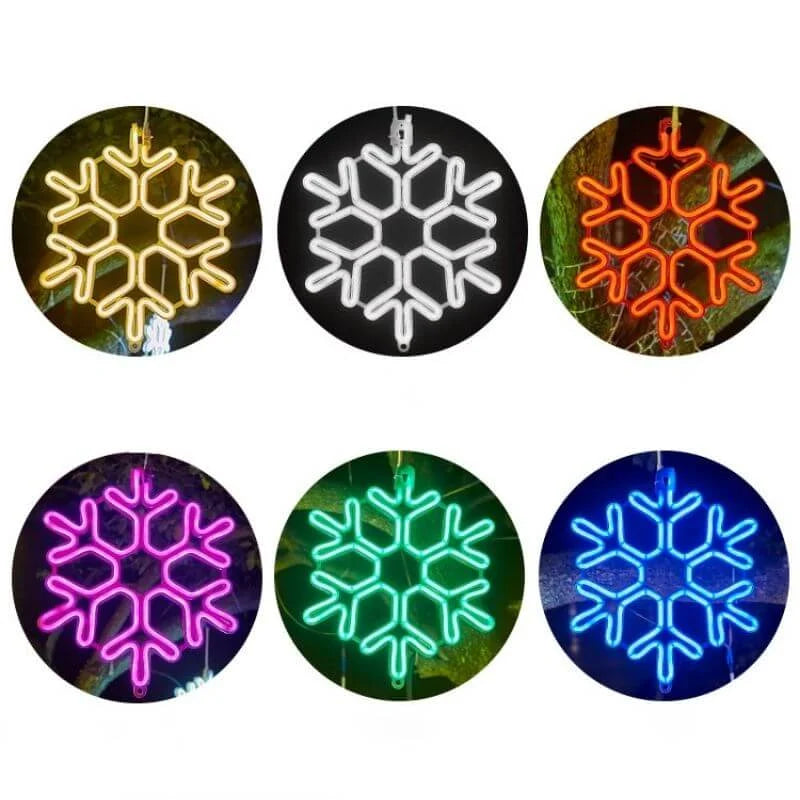 Guirlande de Noël LED suspendue, blanc chaud, pour balcon, jardin et terrasse - éclairage extérieur festif et chaleureux | Sulvida