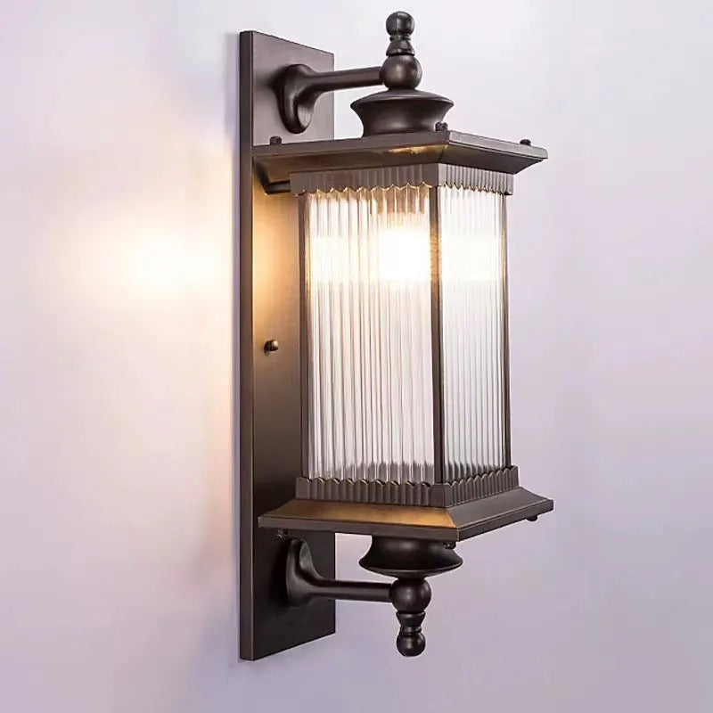 Metalen Buitenlamp Wandmontage LED IP65 Tuinverlichting Waterdicht Zwart 60cm 80cm Terras Entree Gevel Modern | Sulvida