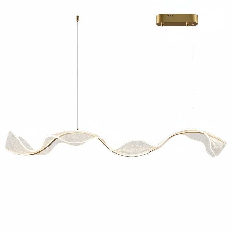 Golvende LED-Kroonluchter Acryl Metaal 80-100 cm Hanglamp Eetkamer Woonkamer Modern Design Sfeerverlichting | Sulvida