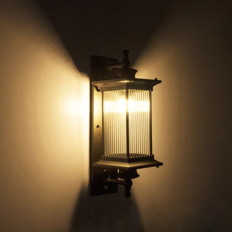 Metalen Buitenlamp Wandmontage LED IP65 Tuinverlichting Waterdicht Zwart 60cm 80cm Terras Entree Gevel Modern | Sulvida