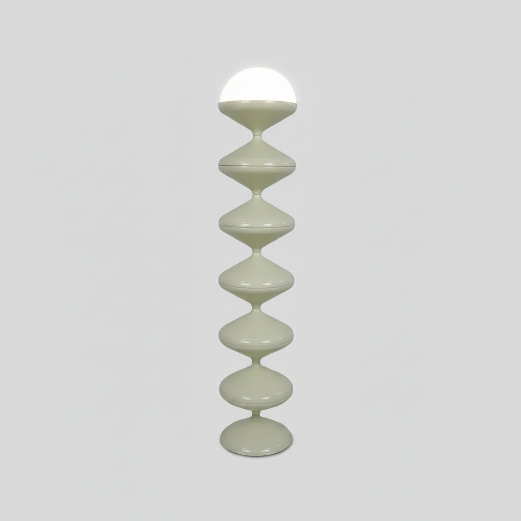 Staande vloerlamp kalebas design crème Nordic interieur woonkamer slaapkamer LED-verlichting sculptuur | Sulvida