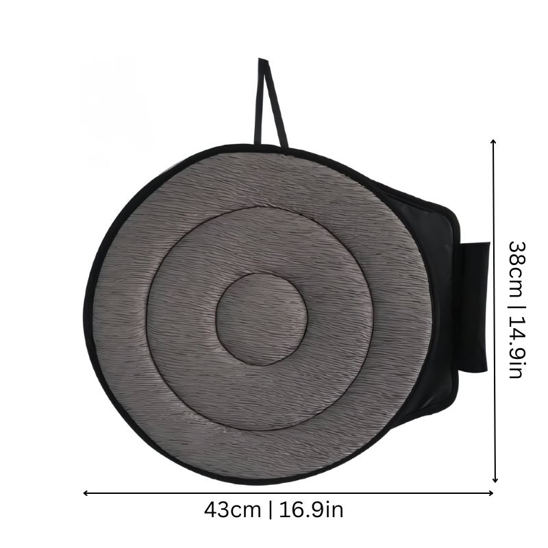 360° Draaibaar Memory Foam Draaischijf Zitkussen voor Moeiteloos Instappen in Auto en Stoel | Sulvida