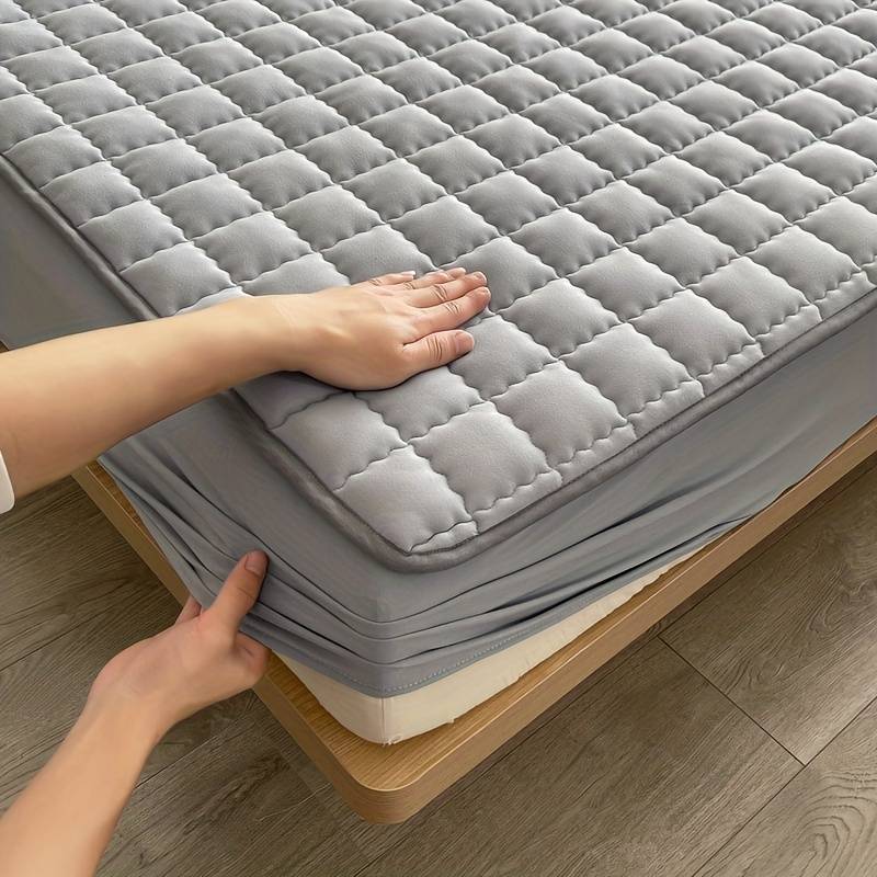 Ademend matrasbeschermer 50% polyester 50% polyurethaan beschermhoes stretch matrastopper hoeslaken waterdicht | Sulvida