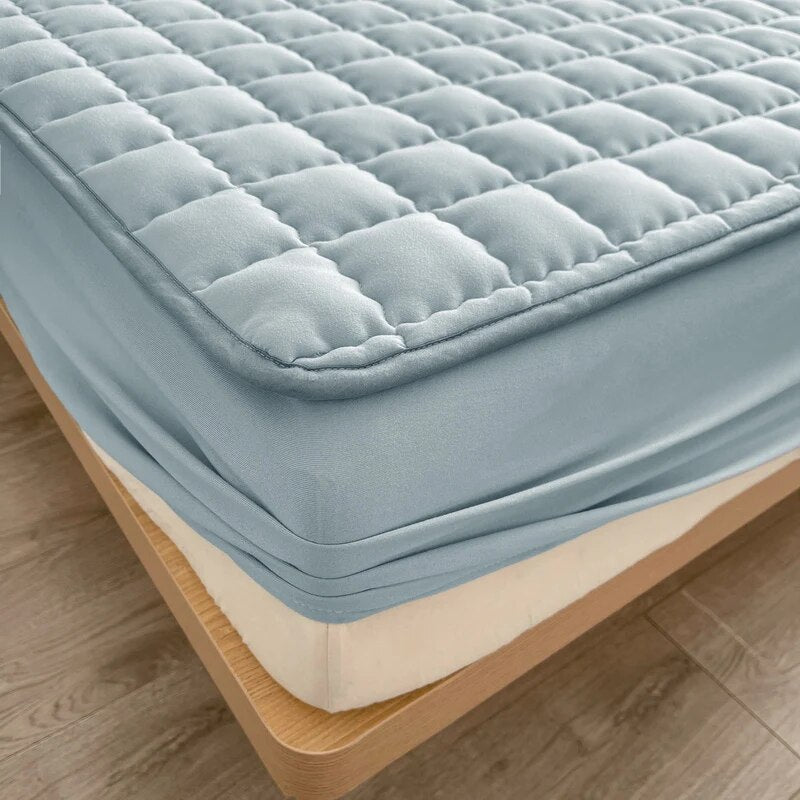 Ademend matrasbeschermer 50% polyester 50% polyurethaan beschermhoes stretch matrastopper hoeslaken waterdicht | Sulvida