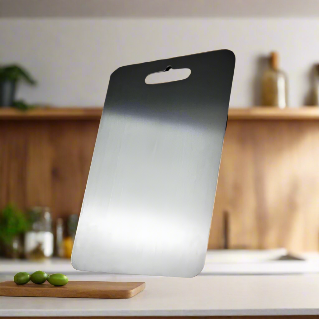 Titanium Snijplank met Antibacteriële Oppervlak – Hygiënisch Duurzaam Keukengereedschap Modern Design | Sulvida
