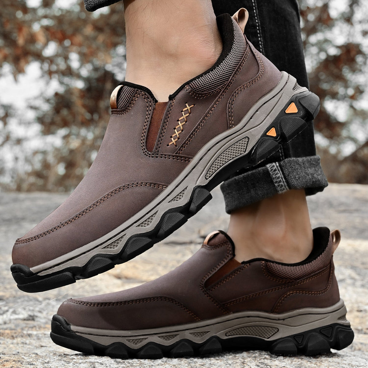 Orthopedische Instapschoenen Heren Casual Wandelschoenen Antislip Correctie Voethouding Loopcomfort Dagelijks | Sulvida