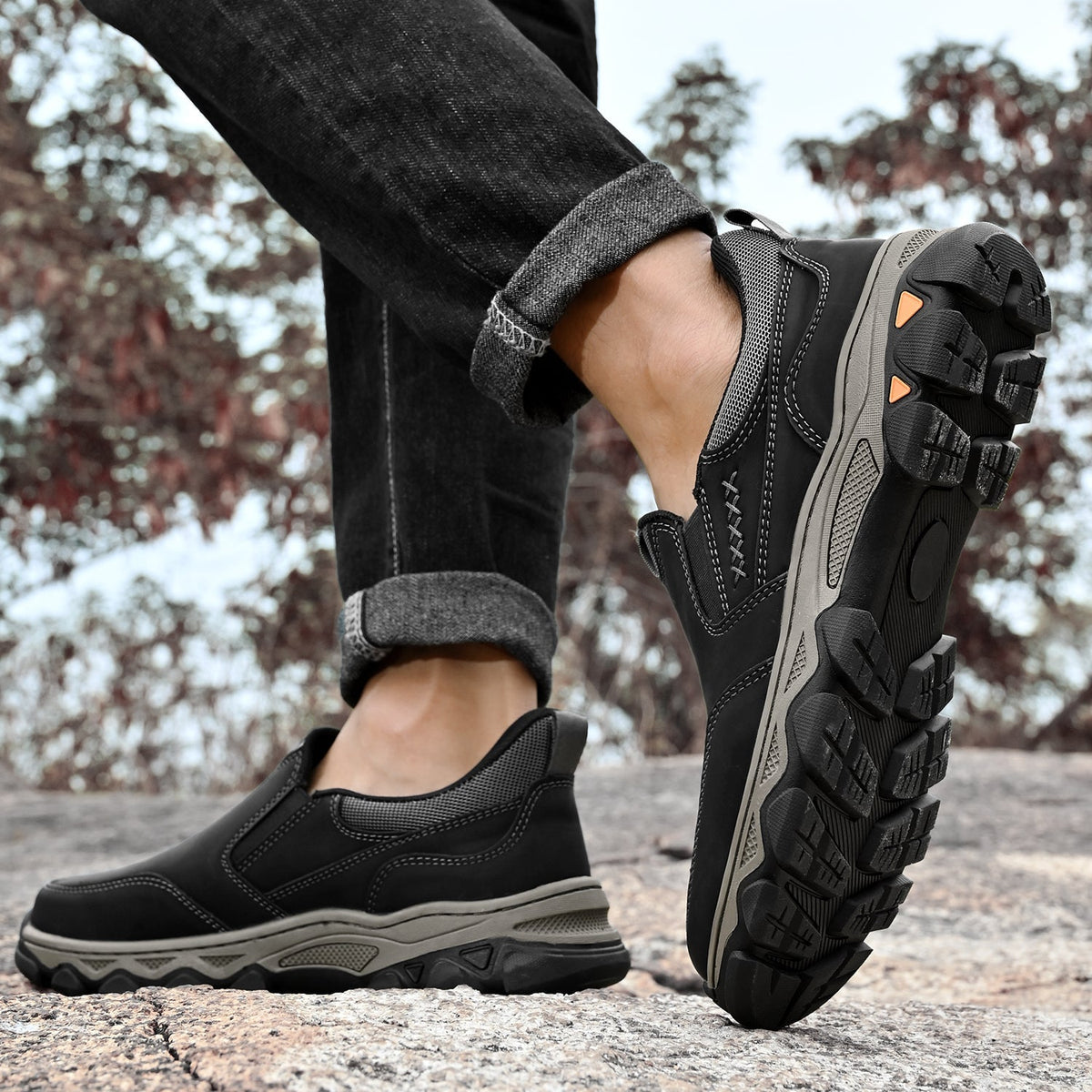 Orthopedische Instapschoenen Heren Casual Wandelschoenen Antislip Correctie Voethouding Loopcomfort Dagelijks | Sulvida