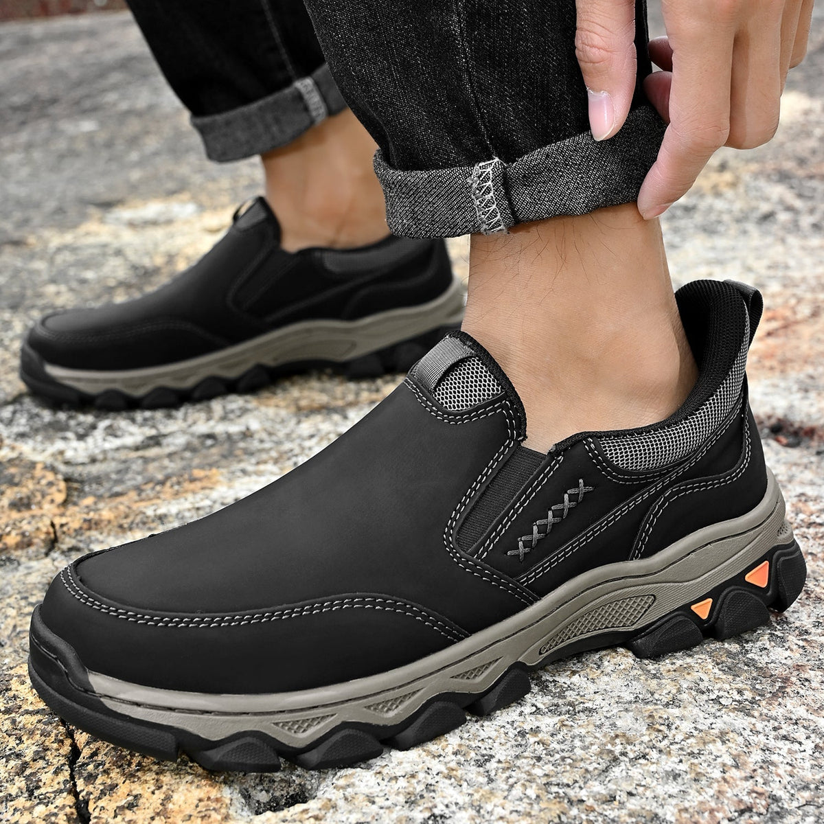 Orthopedische Instapschoenen Heren Casual Wandelschoenen Antislip Correctie Voethouding Loopcomfort Dagelijks | Sulvida