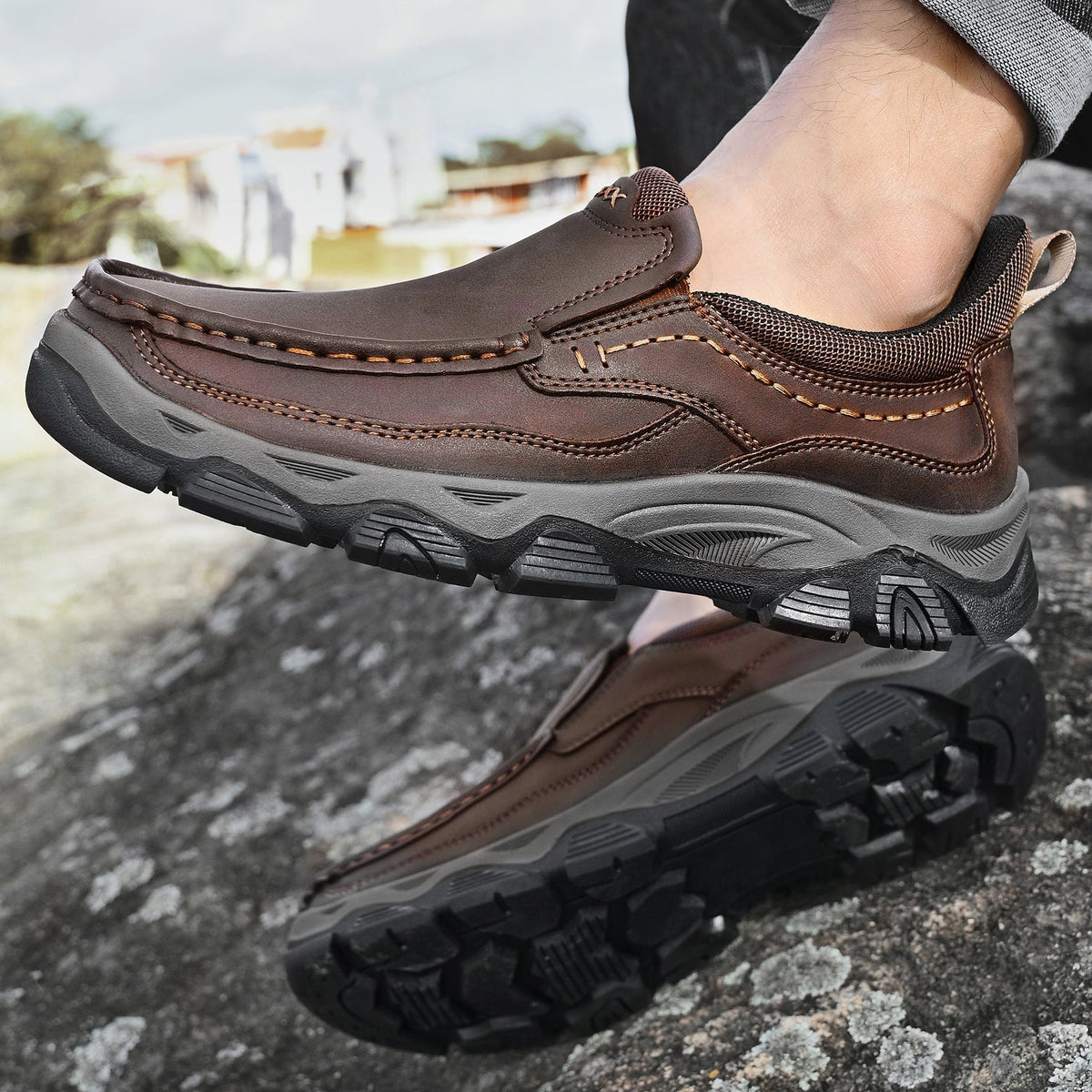 Orthopedische Instapschoenen voor Heren Casual Wandelschoen Voetondersteuning Comfortabel Instapper Loopschoenen | Sulvida