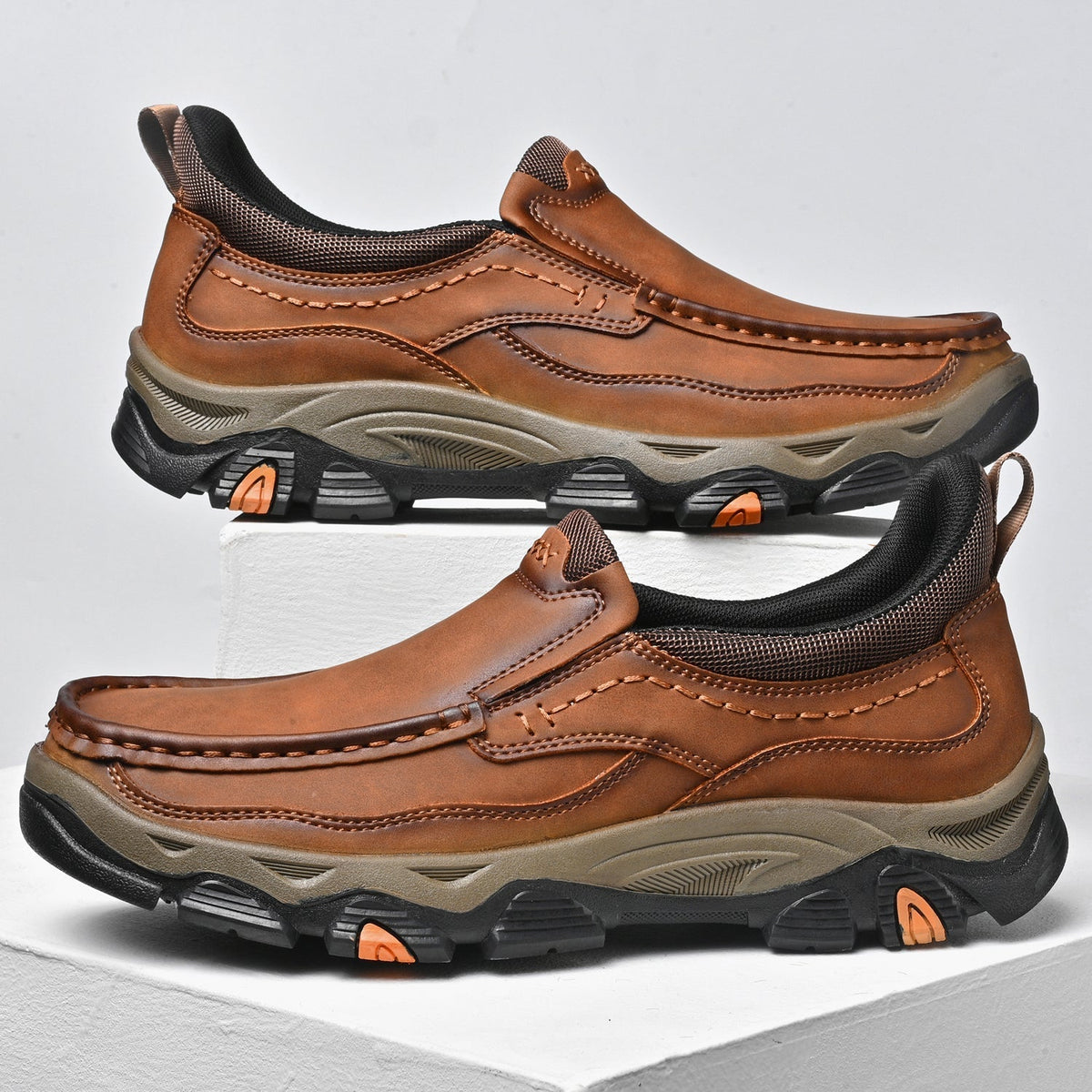 Orthopedische Instapschoenen voor Heren Casual Wandelschoen Voetondersteuning Comfortabel Instapper Loopschoenen | Sulvida