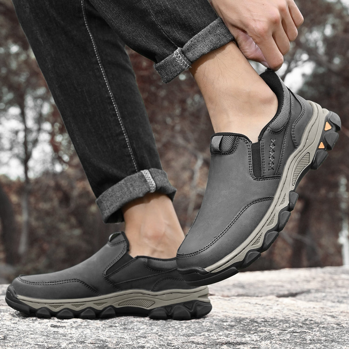 Orthopedische Instapschoenen Heren Casual Wandelschoenen Antislip Correctie Voethouding Loopcomfort Dagelijks | Sulvida