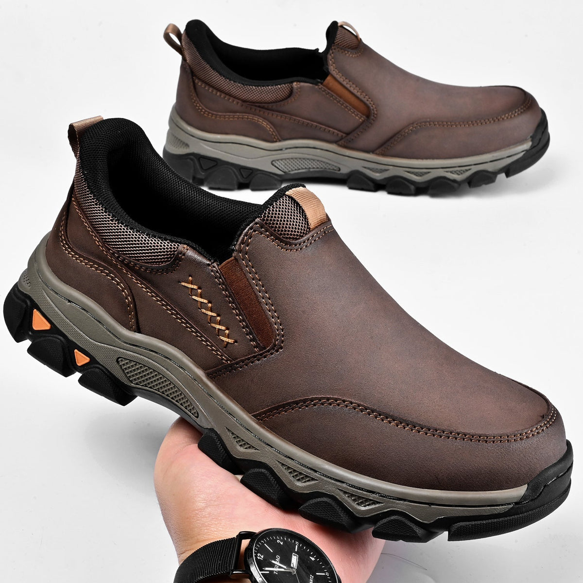 Orthopedische Instapschoenen Heren Casual Wandelschoenen Antislip Correctie Voethouding Loopcomfort Dagelijks | Sulvida