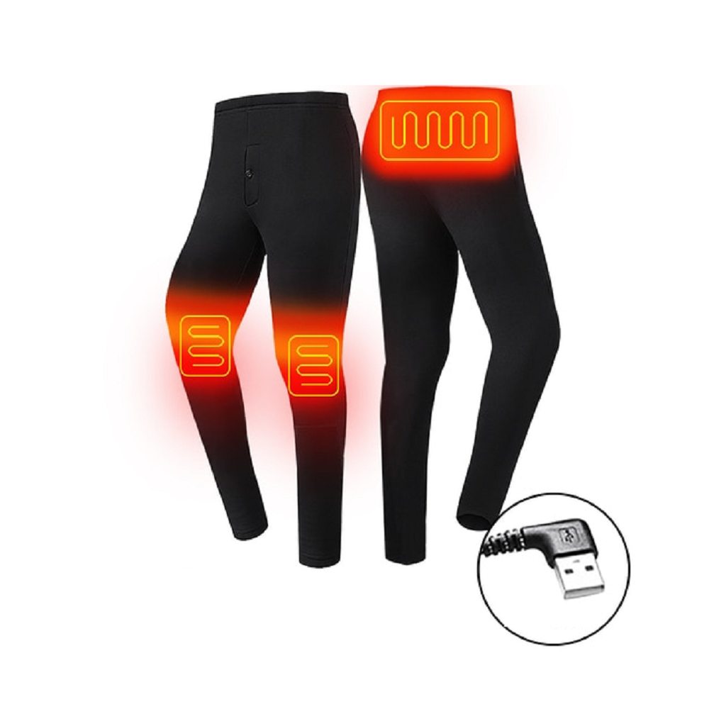 Verwarmbare Thermische Ondergoedset Heren & Dames USB Bediening Meerdere Verwarmingszones Warm Winterondergoed | Sulvida