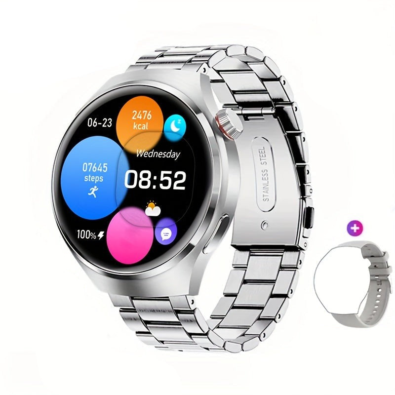 Montre connectée Orion NFC pour homme, noire, avec GPS, cardiofréquencemètre, paiement sans contact, suivi d’activité et fonctions sportives | Sulvida