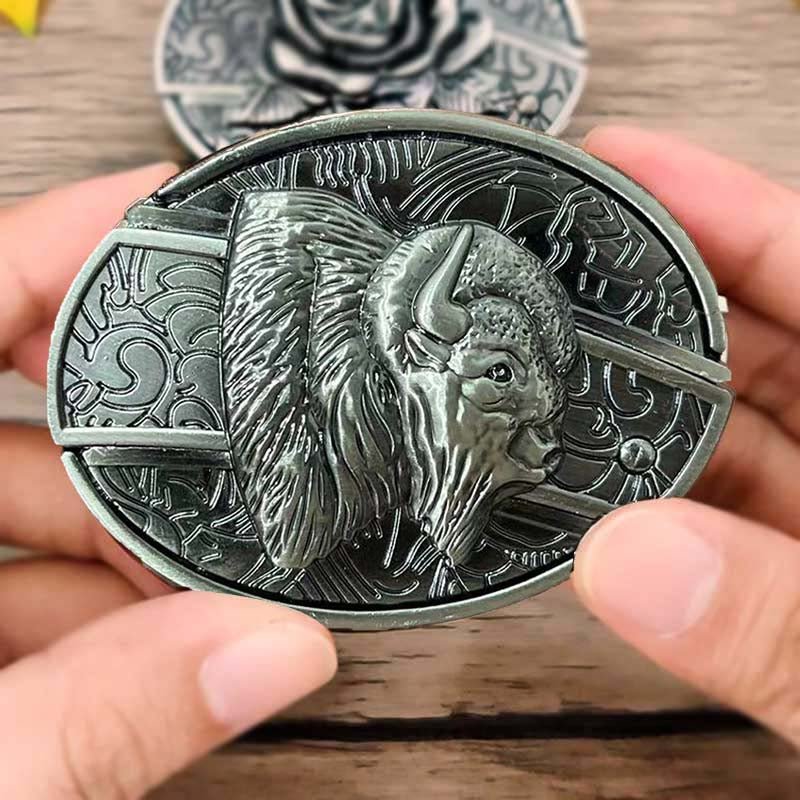Metalen Ovale Riem Buckle Western Cowboy Stijl Gesp Accessoire Decoratie voor Riemen Kleding Jeans Mode | Sulvida