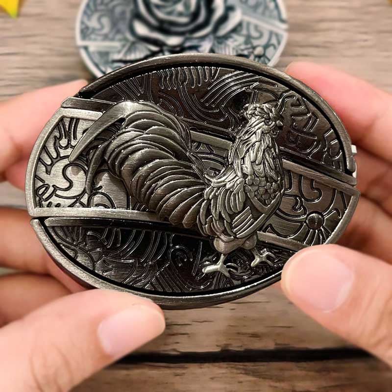 Metalen Ovale Riem Buckle Western Cowboy Stijl Gesp Accessoire Decoratie voor Riemen Kleding Jeans Mode | Sulvida