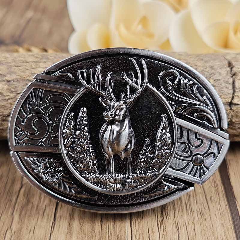 Metalen Ovale Riem Buckle Western Cowboy Stijl Gesp Accessoire Decoratie voor Riemen Kleding Jeans Mode | Sulvida