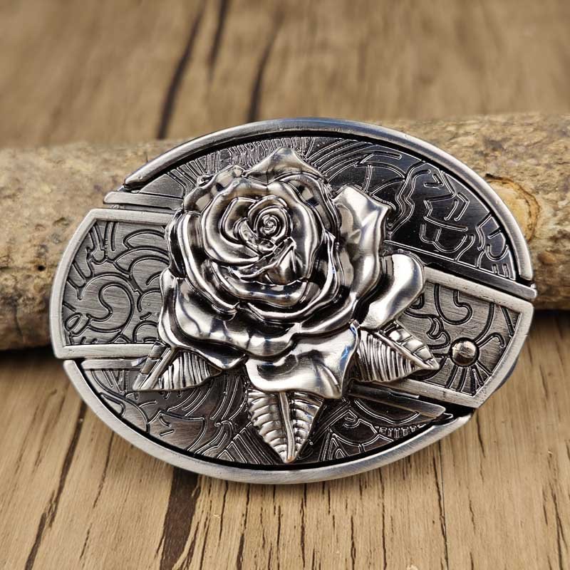 Metalen Ovale Riem Buckle Western Cowboy Stijl Gesp Accessoire Decoratie voor Riemen Kleding Jeans Mode | Sulvida