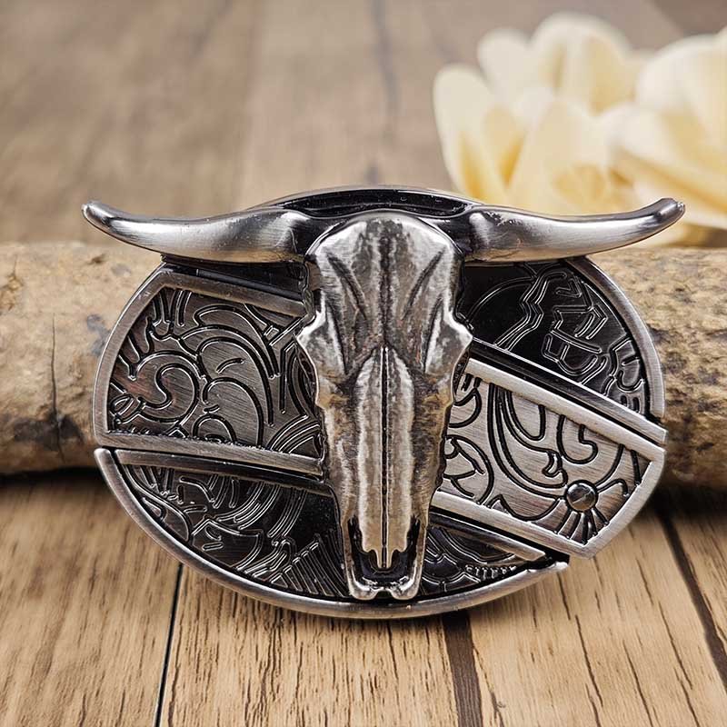 Metalen Ovale Riem Buckle Western Cowboy Stijl Gesp Accessoire Decoratie voor Riemen Kleding Jeans Mode | Sulvida